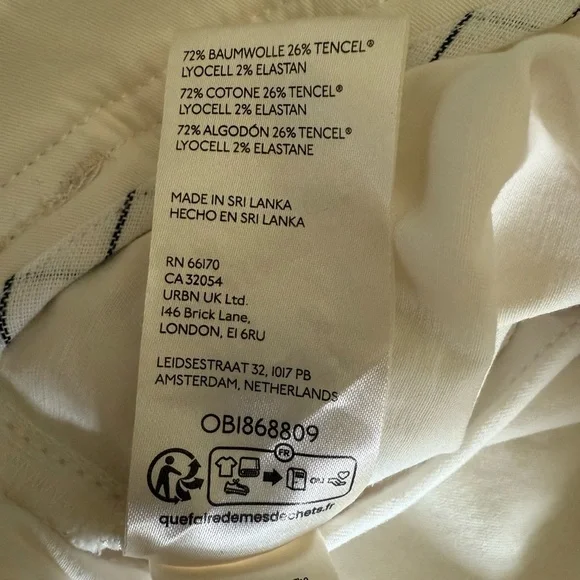 ANTHROPOLOGIE Tencel Blend Contemporary Mid-Rise Richie Slim Jogger Pants Sz 8